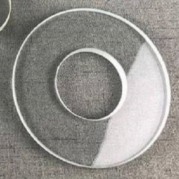 Y / X-geschnittener Ring Shape Synthetic Quartz Crystal für Druckmeßstärke-Schere