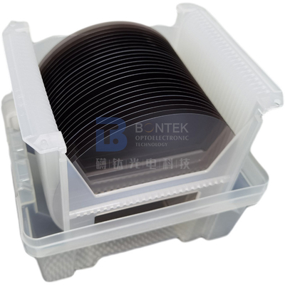 0.5mm SAH schwarzer Pyroelectric freier LiNbO3 Zoll 128Y-cut Wafer-8 IDT-Anwendung
