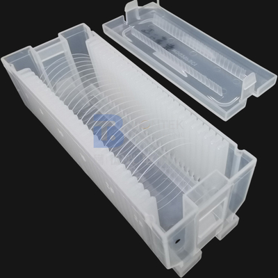 150mm 200mm fixiertes Silikon-Oblaten-Borosilicat mit Ebenen-oder Kerben-Rand-Boden