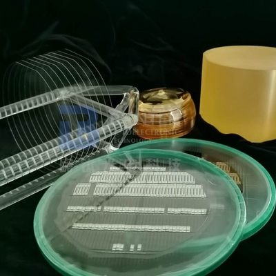 Gold beschichtete Lithium-Niobat-Kristalle für optischen Modulations-und Q-Schaltungs-Gebrauch