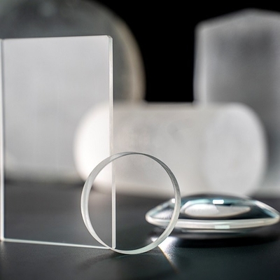Sapphire Al 2O3 Crystal Substrate 2" 3" 4" doppelte Seite poliert für optischen Gebrauch