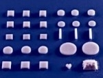Chips Of LiF Mg Cu, P Lichtstrahlend Dosimeter für persönliche und medizinische Dosimeter