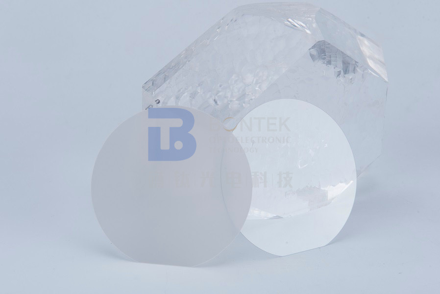 80um ultradünner rechter einzelner Crystal Quartz Wafer 35.15°Y-Cut Alpha Quartz