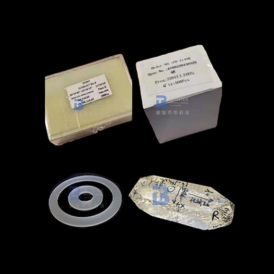 Plano Alpha Quartz Crystal Blanks Handed für Zeit-Steueroszillatoren